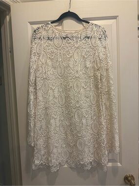 Stone Cold Fox Ivory Lace Mini Dress